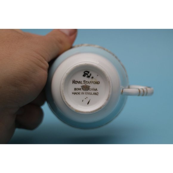 Royal Stafford Golden Edge Afternoon Tea Cup Light Bone China - Picture 9 of 9